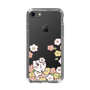 スリムプロテクションケース［ ちみたん - お花畑 - クリア ］