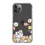 スリムプロテクションケース［ ちみたん - お花畑 - クリア ］