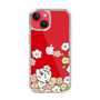 スリムプロテクションケース［ ちみたん - お花畑 - クリア ］