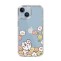 スリムプロテクションケース［ ちみたん - お花畑 - クリア ］