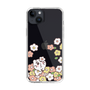 スリムプロテクションケース［ ちみたん - お花畑 - クリア ］