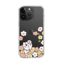 スリムプロテクションケース［ ちみたん - お花畑 - クリア ］