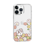 スリムプロテクションケース［ ちみたん - お花畑 - クリア ］
