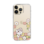 スリムプロテクションケース［ ちみたん - お花畑 - クリア ］