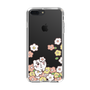 スリムプロテクションケース［ ちみたん - お花畑 - クリア ］