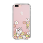 スリムプロテクションケース［ ちみたん - お花畑 - クリア ］