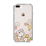 スリムプロテクションケース［ ちみたん - お花畑 - クリア ］
