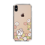 スリムプロテクションケース［ ちみたん - お花畑 - クリア ］