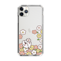 スリムプロテクションケース［ ちみたん - お花畑 - クリア ］