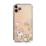 スリムプロテクションケース［ ちみたん - お花畑 - クリア ］