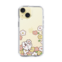 スリムプロテクションケース［ ちみたん - お花畑 - クリア ］