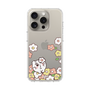スリムプロテクションケース［ ちみたん - お花畑 - クリア ］