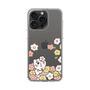 スリムプロテクションケース［ ちみたん - お花畑 - クリア ］