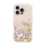 スリムプロテクションケース［ ちみたん - お花畑 - クリア ］