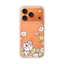 スリムプロテクションケース［ ちみたん - お花畑 - クリア ］