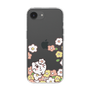 スリムプロテクションケース［ ちみたん - お花畑 - クリア ］