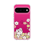スリムプロテクションケース［ ちみたん - お花畑 - クリア ］