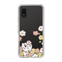 スリムプロテクションケース［ ちみたん - お花畑 - クリア ］