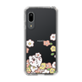 スリムプロテクションケース［ ちみたん - お花畑 - クリア ］