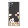 スリムプロテクションケース［ ちみたん - お花畑 - クリア ］
