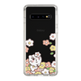 スリムプロテクションケース［ ちみたん - お花畑 - クリア ］