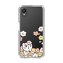スリムプロテクションケース［ ちみたん - お花畑 - クリア ］