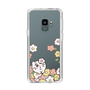 スリムプロテクションケース［ ちみたん - お花畑 - クリア ］