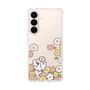 スリムプロテクションケース［ ちみたん - お花畑 - クリア ］