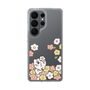 スリムプロテクションケース［ ちみたん - お花畑 - クリア ］
