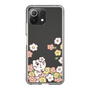 スリムプロテクションケース［ ちみたん - お花畑 - クリア ］