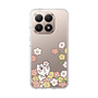 スリムプロテクションケース［ ちみたん - お花畑 - クリア ］