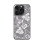 スリムプロテクションケース［ MERCURYDUO - ニュアンスフラワー -Grey ］