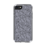 スリムプロテクションケース［ LAGUNAMOON - フラワーパターン - Dark blue ］