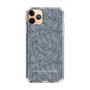 スリムプロテクションケース［ LAGUNAMOON - フラワーパターン - Dark blue ］
