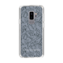 スリムプロテクションケース［ LAGUNAMOON - フラワーパターン - Dark blue ］