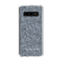 スリムプロテクションケース［ LAGUNAMOON - フラワーパターン - Dark blue ］