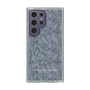 スリムプロテクションケース［ LAGUNAMOON - フラワーパターン - Dark blue ］