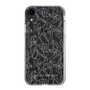 スリムプロテクションケース［ LAGUNAMOON - フラワーパターン - Clear×Grey ］