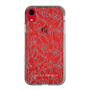 スリムプロテクションケース［ LAGUNAMOON - フラワーパターン - Clear×Grey ］