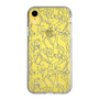 スリムプロテクションケース［ LAGUNAMOON - フラワーパターン - Clear×Grey ］