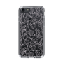 スリムプロテクションケース［ LAGUNAMOON - フラワーパターン - Clear×Grey ］