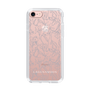 スリムプロテクションケース［ LAGUNAMOON - フラワーパターン - Clear×Grey ］
