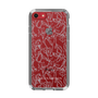 スリムプロテクションケース［ LAGUNAMOON - フラワーパターン - Clear×Grey ］