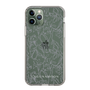 スリムプロテクションケース［ LAGUNAMOON - フラワーパターン - Clear×Grey ］