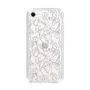 スリムプロテクションケース［ LAGUNAMOON - フラワーパターン - Clear×Grey ］