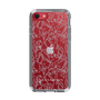 スリムプロテクションケース［ LAGUNAMOON - フラワーパターン - Clear×Grey ］