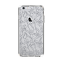 スリムプロテクションケース［ LAGUNAMOON - フラワーパターン - Clear×Grey ］
