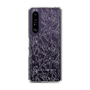 スリムプロテクションケース［ LAGUNAMOON - フラワーパターン - Clear×Grey ］