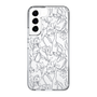 スリムプロテクションケース［ LAGUNAMOON - フラワーパターン - Clear×Grey ］