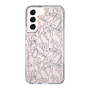 スリムプロテクションケース［ LAGUNAMOON - フラワーパターン - Clear×Grey ］